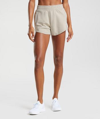 Gymshark Tränings Sweat Shorts Dam Grå | SE 2370LIS